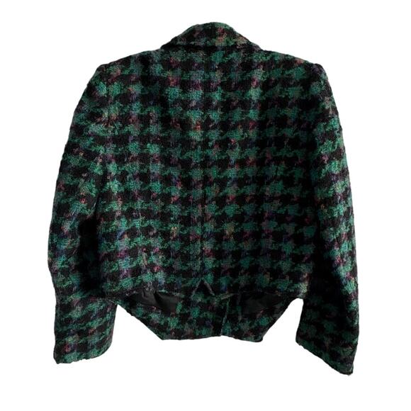 Vintage Louis Féraud Mohair Wool Jewel Button Jacket 14 - Picture 4 of 7